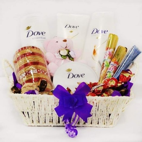 Women surprise beautiful Basket gifts